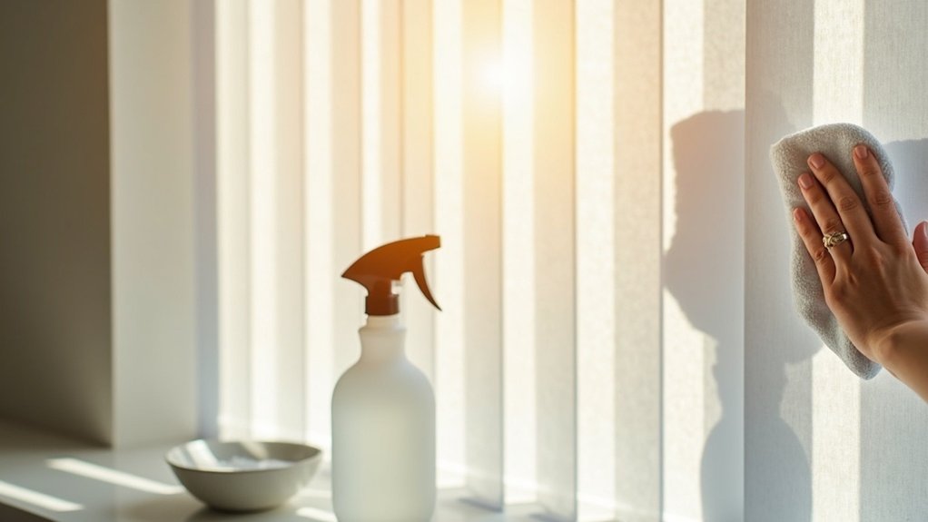 clean vertical blinds easily
