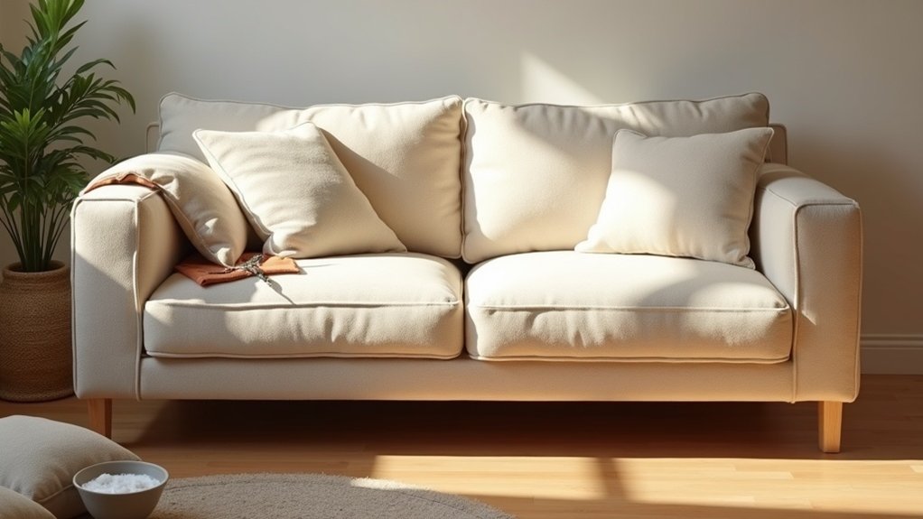 cleaning a loveseat effectively
