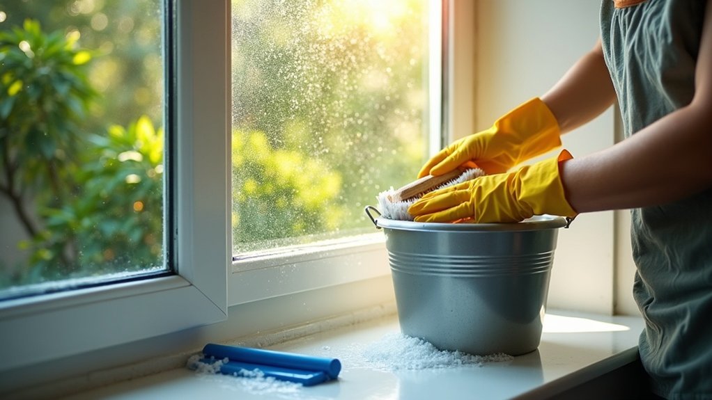 cleaning awning window tips