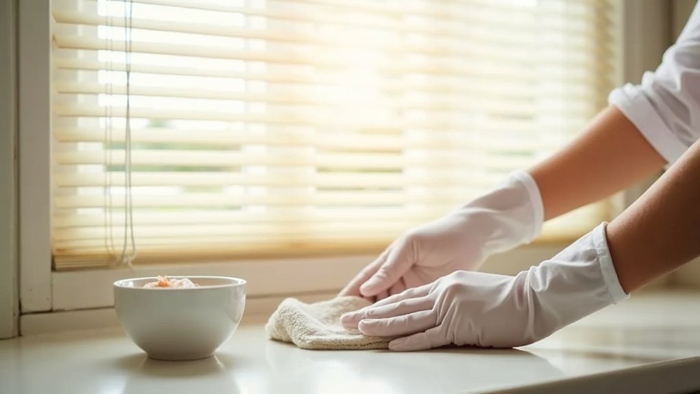 cleaning honeycomb window coverings