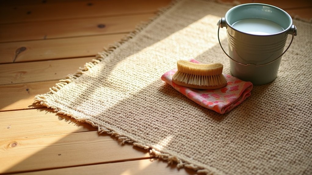 cleaning jute rugs effectively
