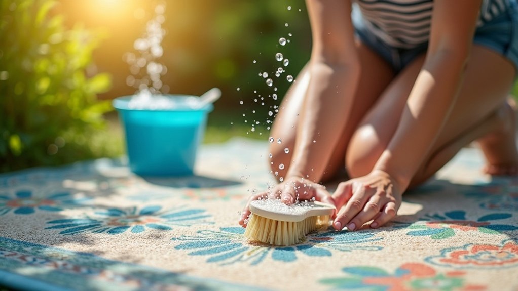 cleaning outdoor indoor rugs