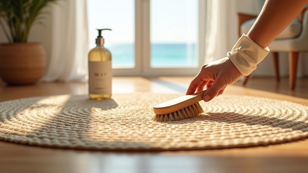 cleaning seagrass rugs effectively