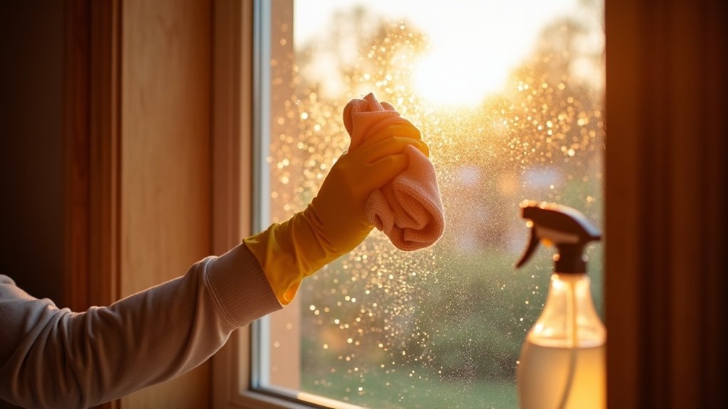 cleaning transom windows effectively
