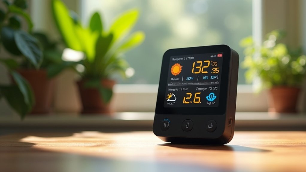 compact indoor weather stations