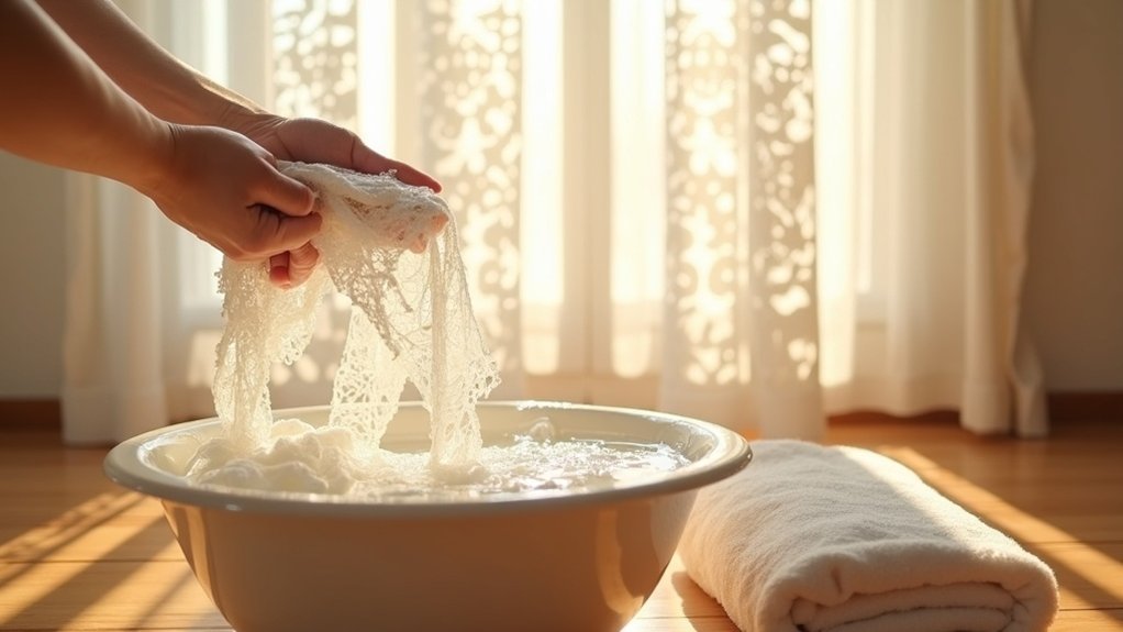 gentle wash sheer curtains