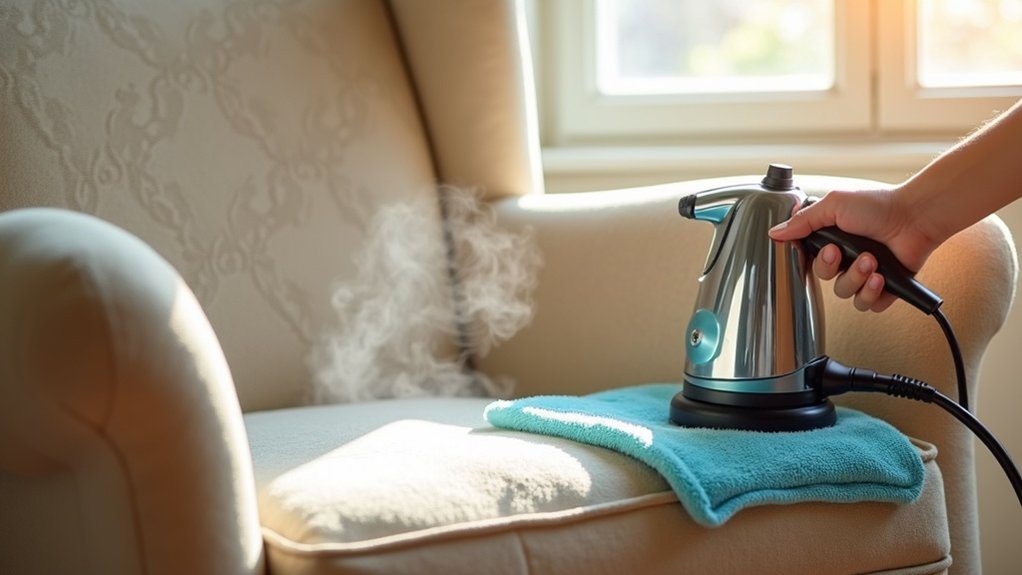 steam clean upholstery effectively