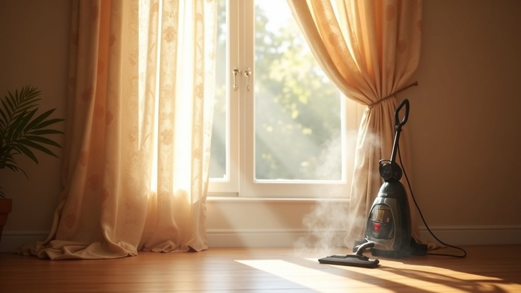 steam clean your drapes