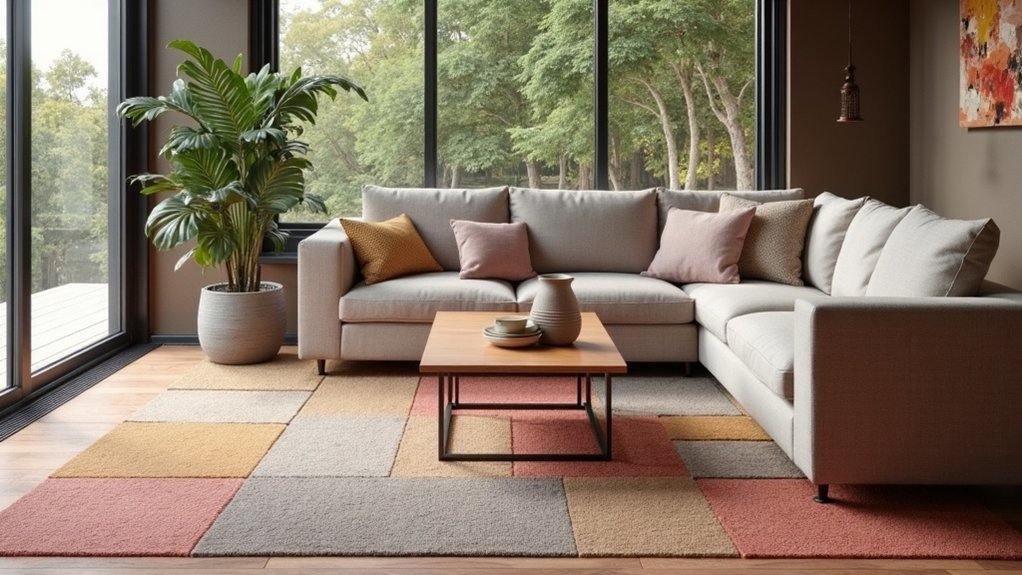 stylish carpet tiles selection