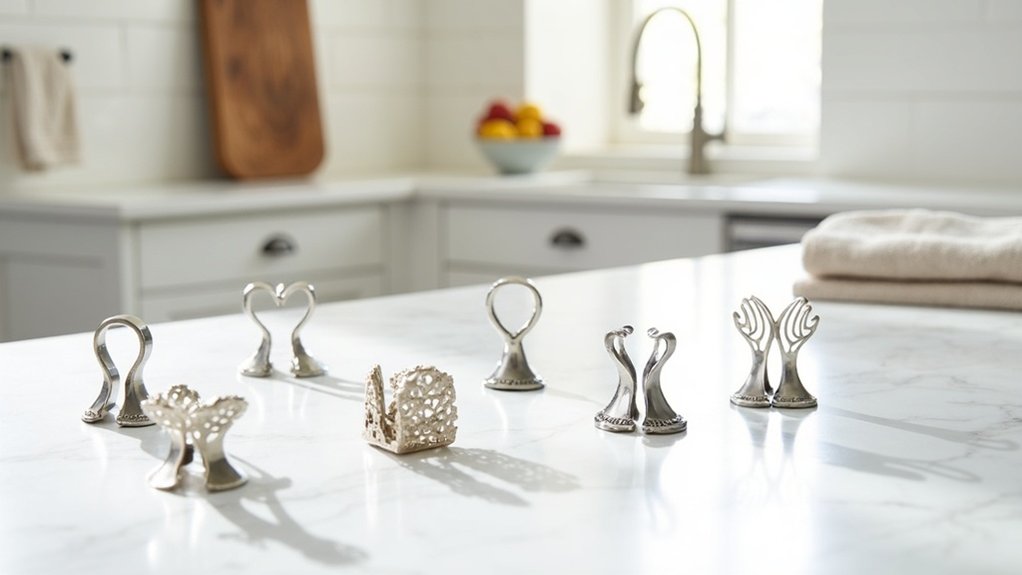 stylish kitchen tea towel clips