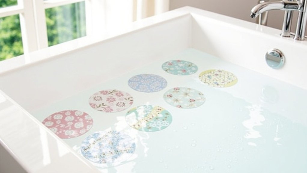 stylish non slip bath stickers