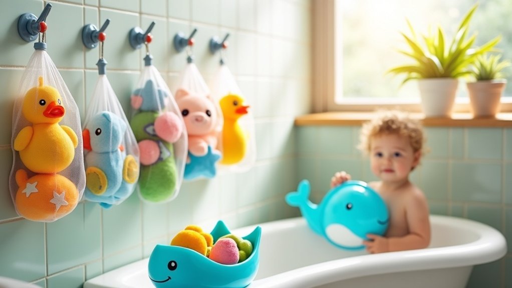 tidy and fun bath organizers